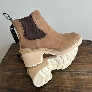 Sorel Brown Heeled Boots